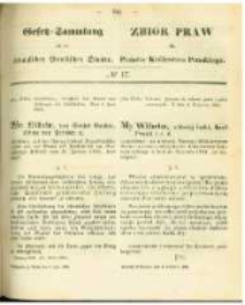 Gesetz-Sammlung für die Königlichen Preussischen Staaten. 1863.06.03 No17