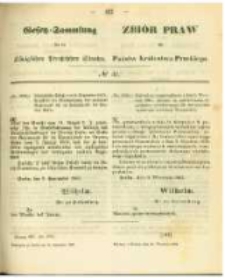 Gesetz-Sammlung für die Königlichen Preussischen Staaten. 1863.09.30 No31