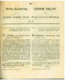 Gesetz-Sammlung für die Königlichen Preussischen Staaten. 1863.11.02 No37