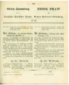 Gesetz-Sammlung für die Königlichen Preussischen Staaten. 1863.11.03 No38
