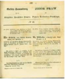 Gesetz-Sammlung für die Königlichen Preussischen Staaten. 1863.11.24 No40