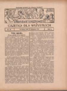 Ku nauce i rozrywce: gazetka dla wszystkich: bezpłatny dodatek do "Gazety Polskiej" 1929.08.22 R.1 Nr34