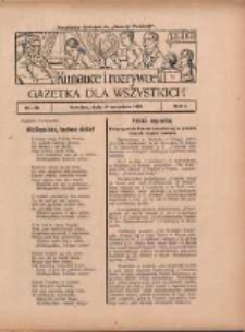 Ku nauce i rozrywce: gazetka dla wszystkich: bezpłatny dodatek do "Gazety Polskiej" 1929.09.19 R.1 Nr38