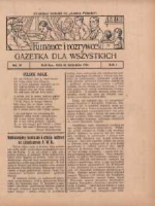 Ku nauce i rozrywce: gazetka dla wszystkich: bezpłatny dodatek do "Gazety Polskiej" 1929.09.26 R.1 Nr39