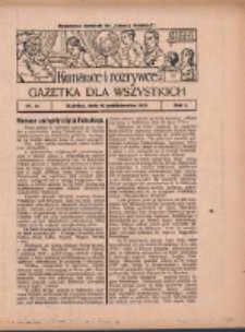 Ku nauce i rozrywce: gazetka dla wszystkich: bezpłatny dodatek do "Gazety Polskiej" 1929.10.10 R.1 Nr41