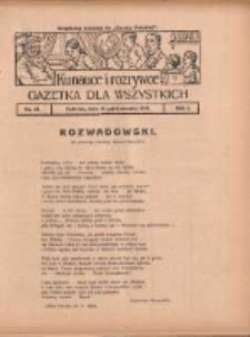 Ku nauce i rozrywce: gazetka dla wszystkich: bezpłatny dodatek do "Gazety Polskiej" 1929.10.24 R.1 Nr43