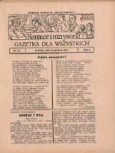 Ku nauce i rozrywce: gazetka dla wszystkich: bezpłatny dodatek do "Gazety Polskiej" 1929.12.12 R.1 Nr50