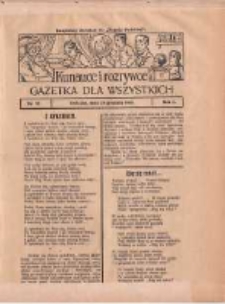 Ku nauce i rozrywce: gazetka dla wszystkich: bezpłatny dodatek do "Gazety Polskiej" 1929.12.24 R.1 Nr52