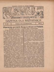 Ku nauce i rozrywce: gazetka dla wszystkich: bezpłatny dodatek do "Gazety Polskiej" 1930.09.11 R.2 Nr37