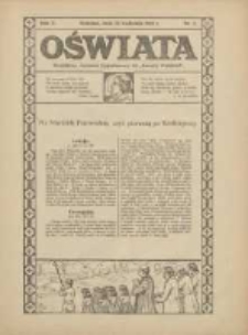 Oświata: bezpłatny dodatek tygodniowy do "Gazety Polskiej" 1922.04.23 R.10 Nr2