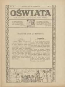 Oświata: bezpłatny dodatek tygodniowy do "Gazety Polskiej" 1922.05.28 R.10 Nr7