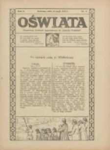 Oświata: bezpłatny dodatek tygodniowy do "Gazety Polskiej" 1922.05.21 R.10 Nr6