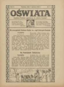 Oświata: bezpłatny dodatek tygodniowy do "Gazety Polskiej" 1922.06.04 R.10 Nr8