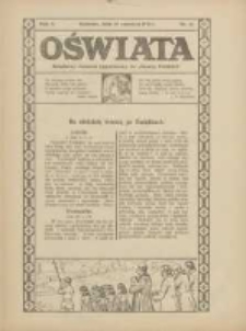 Oświata: bezpłatny dodatek tygodniowy do "Gazety Polskiej" 1922.06.25 R.10 Nr11