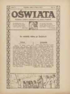 Oświata: bezpłatny dodatek tygodniowy do "Gazety Polskiej" 1922.07.23 R.10 Nr15