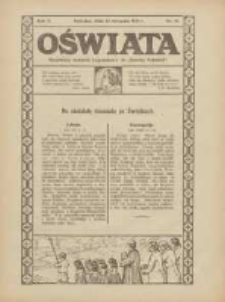 Oświata: bezpłatny dodatek tygodniowy do "Gazety Polskiej" 1922.08.13 R.10 Nr18
