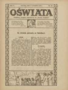 Oświata: bezpłatny dodatek tygodniowy do "Gazety Polskiej" 1922.09.17 R.10 Nr23