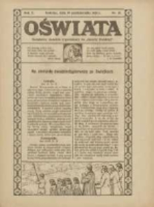 Oświata: bezpłatny dodatek tygodniowy do "Gazety Polskiej" 1922.10.29 R.10 Nr29