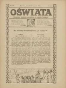 Oświata: bezpłatny dodatek tygodniowy do "Gazety Polskiej" 1922.11.12 R.10 Nr31