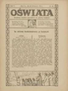 Oświata: bezpłatny dodatek tygodniowy do "Gazety Polskiej" 1922.11.12 R.10 Nr31