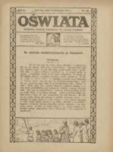 Oświata: bezpłatny dodatek tygodniowy do "Gazety Polskiej" 1922.11.19 R.10 Nr32