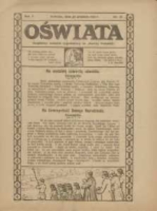 Oświata: bezpłatny dodatek tygodniowy do "Gazety Polskiej" 1922.12.24 R.10 Nr37