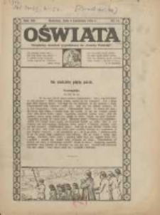 Oświata: bezpłatny dodatek tygodniowy do "Gazety Polskiej" 1924.04.06 R.12 Nr14