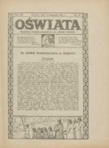 Oświata: bezpłatny dodatek tygodniowy do "Gazety Polskiej" 1924.11.23 R.12 Nr47