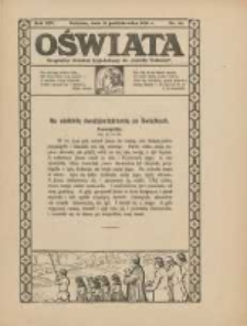 Oświata: bezpłatny dodatek tygodniowy do "Gazety Polskiej" 1926.10.31 R.14 Nr44