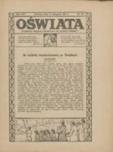 Oświata: bezpłatny dodatek tygodniowy do "Gazety Polskiej" 1926.11.21 R.14 Nr47
