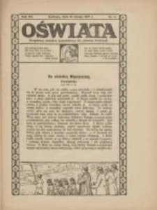 Oświata: bezpłatny dodatek tygodniowy do "Gazety Polskiej" 1927.02.20 R.15 Nr8