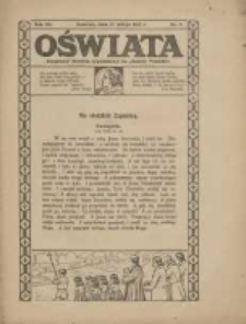 Oświata: bezpłatny dodatek tygodniowy do "Gazety Polskiej" 1927.02.27 R.15 Nr9
