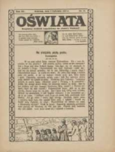 Oświata: bezpłatny dodatek tygodniowy do "Gazety Polskiej" 1927.04.03 R.15 Nr14