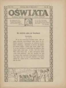 Oświata: bezpłatny dodatek tygodniowy do "Gazety Polskiej" 1927.07.10 R.15 Nr28