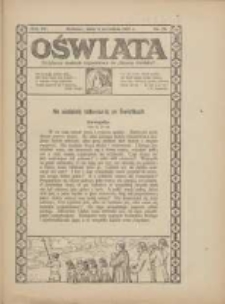 Oświata: bezpłatny dodatek tygodniowy do "Gazety Polskiej" 1927.09.11 R.15 Nr37