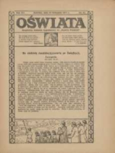 Oświata: bezpłatny dodatek tygodniowy do "Gazety Polskiej" 1927.11.20 R.15 Nr47