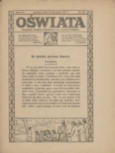 Oświata: bezpłatny dodatek tygodniowy do "Gazety Polskiej" 1927.11.27 R.15 Nr48