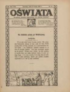 Oświata: bezpłatny dodatek tygodniowy do "Gazety Polskiej" 1928.05.20 R.16 Nr21