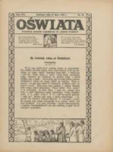 Oświata: bezpłatny dodatek tygodniowy do "Gazety Polskiej" 1928.07.22 R.16 Nr30