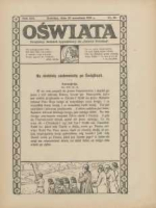 Oświata: bezpłatny dodatek tygodniowy do "Gazety Polskiej" 1928.09.23 R.16 Nr39