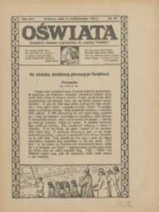 Oświata: bezpłatny dodatek tygodniowy do "Gazety Polskiej" 1928.10.21 R.16 Nr43