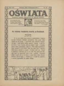 Oświata: bezpłatny dodatek tygodniowy do "Gazety Polskiej" 1928.11.11 R.16 Nr46
