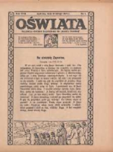 Oświata: bezpłatny dodatek tygodniowy do "Gazety Polskiej" 1929.02.10 R.17 Nr6