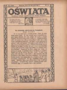 Oświata: bezpłatny dodatek tygodniowy do "Gazety Polskiej" 1929.08.25 R.17 Nr34