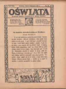 Oświata: bezpłatny dodatek tygodniowy do "Gazety Polskiej" 1929.11.10 R.17 Nr45