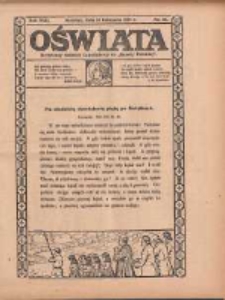 Oświata: bezpłatny dodatek tygodniowy do "Gazety Polskiej" 1929.11.10 R.17 Nr45