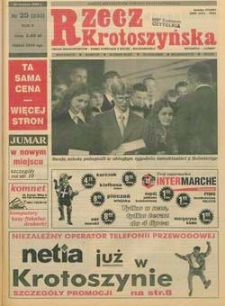 Rzecz Krotoszyńska 1999.06.30 R.10 Nr25(232)