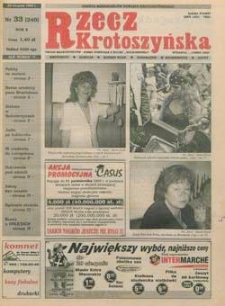 Rzecz Krotoszyńska 1999.08.25 R.10 Nr33(240)