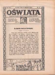 Oświata: bezpłatny dodatek tygodniowy do "Gazety Polskiej" 1931.04.26 R.19 Nr17