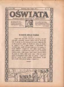 Oświata: bezpłatny dodatek tygodniowy do "Gazety Polskiej" 1931.07.05 R.19 Nr27